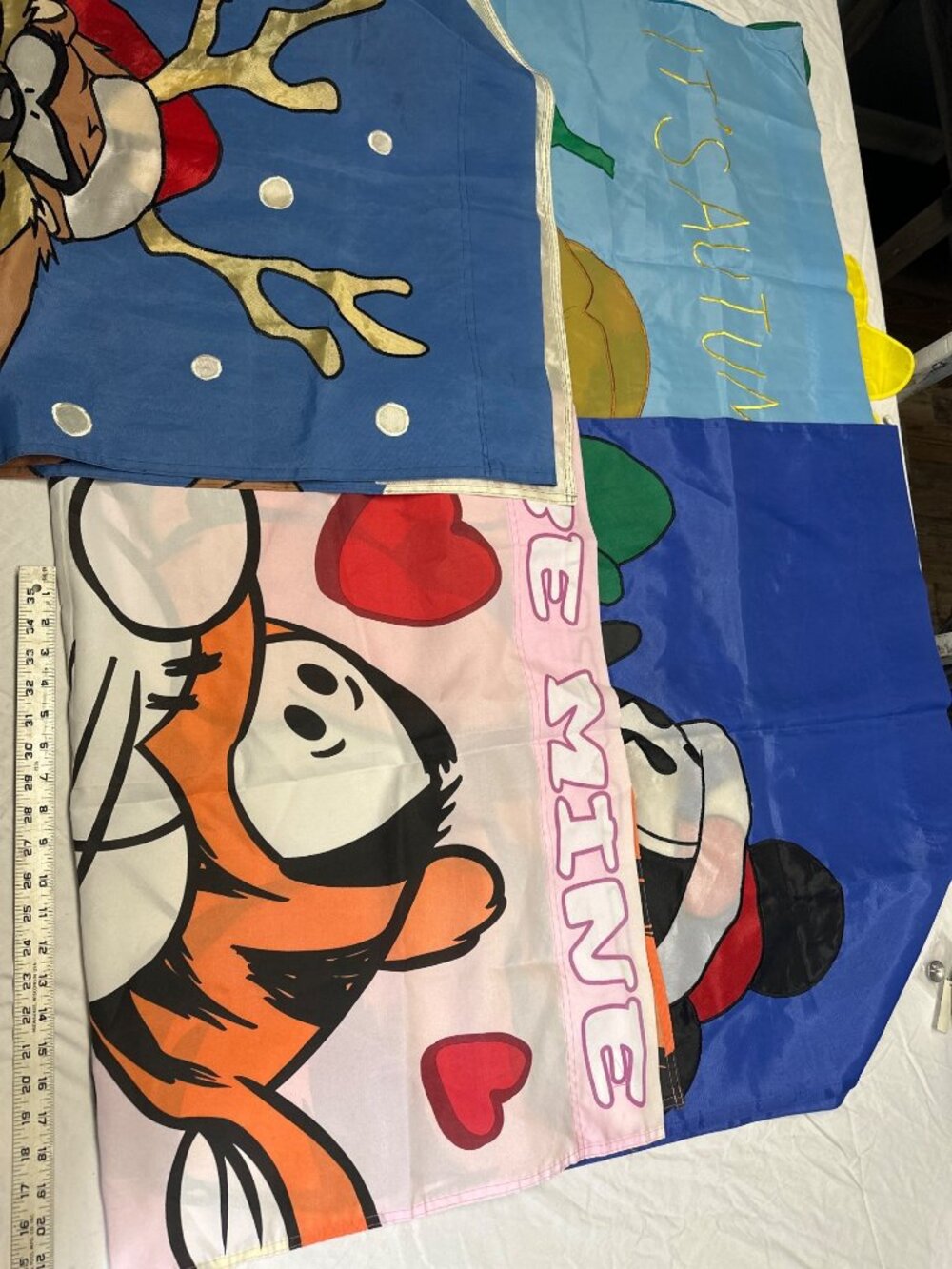vintage style flags preowned weatherproof   42 inch  100 polyester  1996 y2k